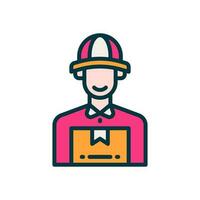 courier icon for your website, mobile, presentation, and logo design. vector