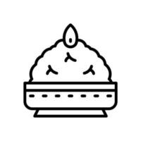 phirni icon for your website, mobile, presentation, and logo design. vector