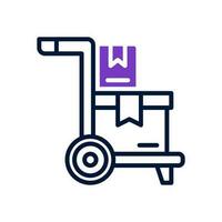 trolley icon for your website, mobile, presentation, and logo design. vector