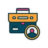 briefcase icon for your website, mobile, presentation, and logo design. vector