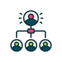 management icon for your website, mobile, presentation, and logo design. vector