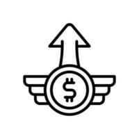 profit icon for your website, mobile, presentation, and logo design. vector