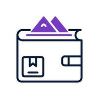 wallet icon for your website, mobile, presentation, and logo design. vector