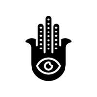 hamsa icono para tu sitio web, móvil, presentación, y logo diseño. vector