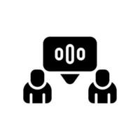 talking icon for your website, mobile, presentation, and logo design. vector