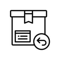 box return icon for your website, mobile, presentation, and logo design. vector