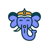 ganesha icono para tu sitio web, móvil, presentación, y logo diseño. vector