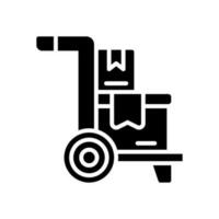 trolley icon for your website, mobile, presentation, and logo design. vector