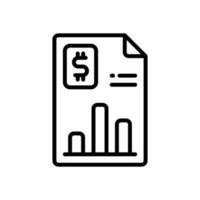 bank report icon for your website, mobile, presentation, and logo design. vector