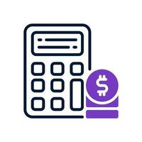calculation icon for your website, mobile, presentation, and logo design. vector