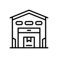 warehouse icon for your website, mobile, presentation, and logo design. vector