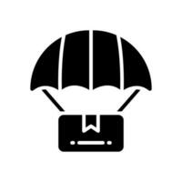 parachute delivery icon for your website, mobile, presentation, and logo design. vector