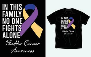 Bladder Cancer Awareness t-shirt design, quotes, Fight t-shirt, typography tshirt vector Graphic, Fully editable and printable vector template.