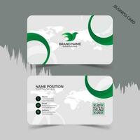 Unique and professional business card design. vector