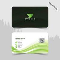 Unique and professional business card design. vector