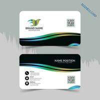 Elegant business card template design. vector