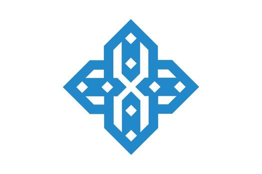 Vector Four arrows pointing icon. Four arrows pointing from the center vector icon. Four Way Arrow Icon vector design