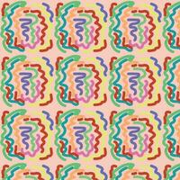 Seamless pattern in doodle style. Vector design for fabric, packaging, wallpaper.