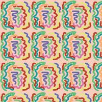 Seamless pattern in doodle style. Vector design for fabric, packaging, wallpaper.