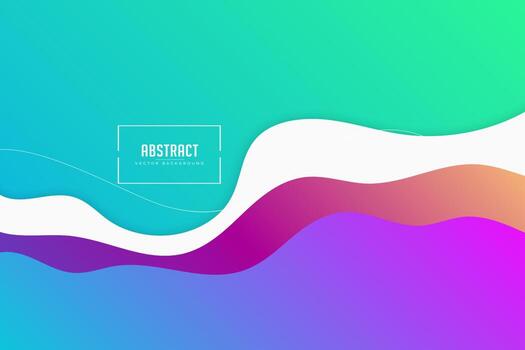 resumen púrpura geométrico antecedentes con fluido formas bandera diseño. geométrico resumen degradado vistoso antecedentes con diferente ondulado formas vector