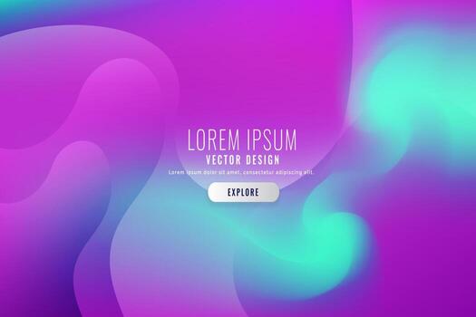 abstract purple geometric background with fluid shapes banner design. geometric abstract gradient Colorful background with different wavy shapes. vector