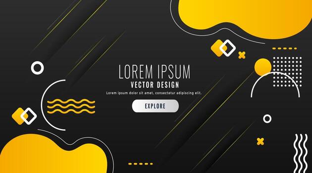 abstract purple geometric background with fluid shapes banner design. geometric abstract gradient Colorful background with different wavy shapes. vector