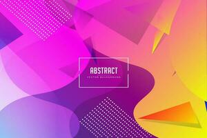 abstract purple geometric background with fluid shapes banner design. geometric abstract gradient Colorful background with different wavy shapes. vector
