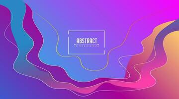 geometric abstract gradient Colorful background with different wavy shapes. abstract purple geometric background with fluid shapes banner design. vector