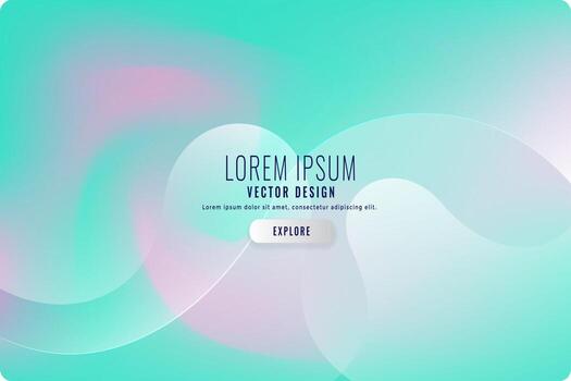 resumen púrpura geométrico antecedentes con fluido formas bandera diseño. geométrico resumen degradado vistoso antecedentes con diferente ondulado formas vector