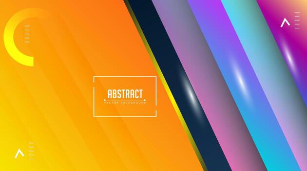 geométrico resumen degradado vistoso antecedentes con diferente ondulado formas resumen púrpura geométrico antecedentes con fluido formas bandera diseño. vector