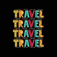 Travel typography, Text for happy summer vector