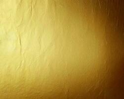 Metallic Masterpiece Textured Gold Foil Background photo
