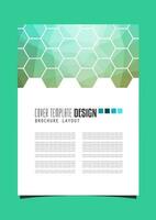 Annual report cover vector