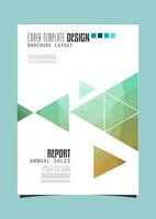 Annual report cover vector