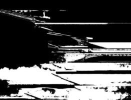 Monochromatic Glitch Black and White Distorted Textures with a Grunge Aesthetic for Digital and Print Design photo