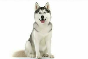 Siberian husky. Generate Ai photo