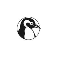 Penguin head logo vector - Bird Brand Symbol