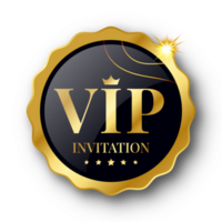 luxe vip uitnodiging PNG insigne logo gouden banier