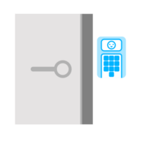 digital puerta bloquear acceso png