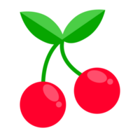 fresco vermelho cereja png