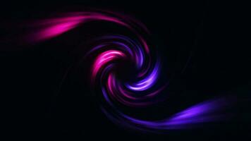 animerad rosa och lila Färg roterande spiral mönster bakgrund video