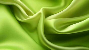 Smooth lime green honorable affecting silk foundation. Video animation