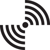 futuristisch Symbole linear Linie geometrisch Symbole Logo png