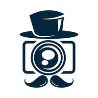 Photo camera logo icon design vector