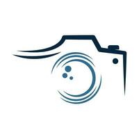 Photo camera logo icon design vector