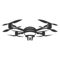 Drone logo icon design vector