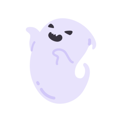 Halloween cute little ghost design on a transparent background. Ghost PNG  with abstract shapes. Halloween white ghost party element image. Ghost PNG  with a scary face. 11016938 PNG