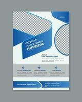 Modern Business flyer design template , vector