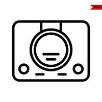 camera line icon vector