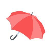 Colorful umbrella icon for rain protection open sun umbrella simple style png